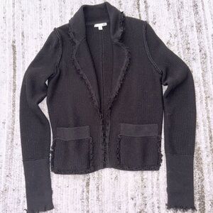 Women's Iro Wool Open Front Cardigan